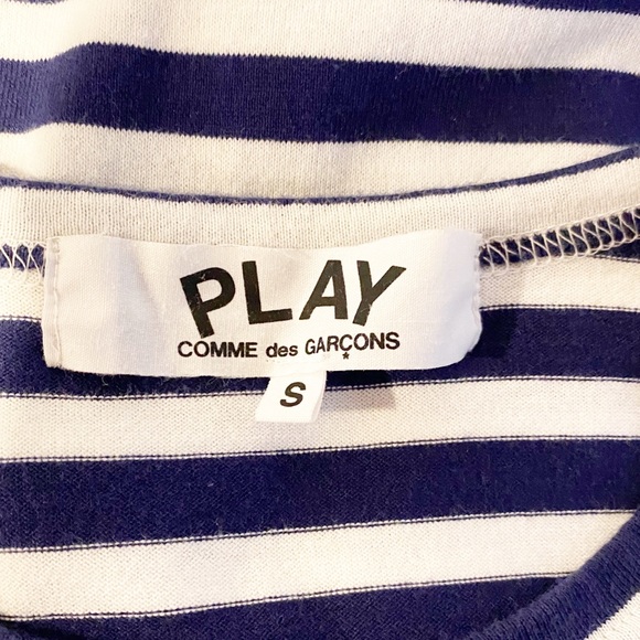 Come des Garçons Play | Long Sleeve Logo Top Sz. S - Picture 6 of 6